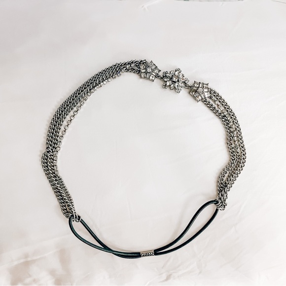Chloe + Isabel Snowflake + Crystal Stretch Headband - Picture 2 of 3